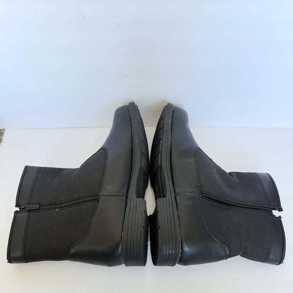 Totes Dave Men's 13M Black Waterproof Thermolite Faux Fur Winter Snow Boots